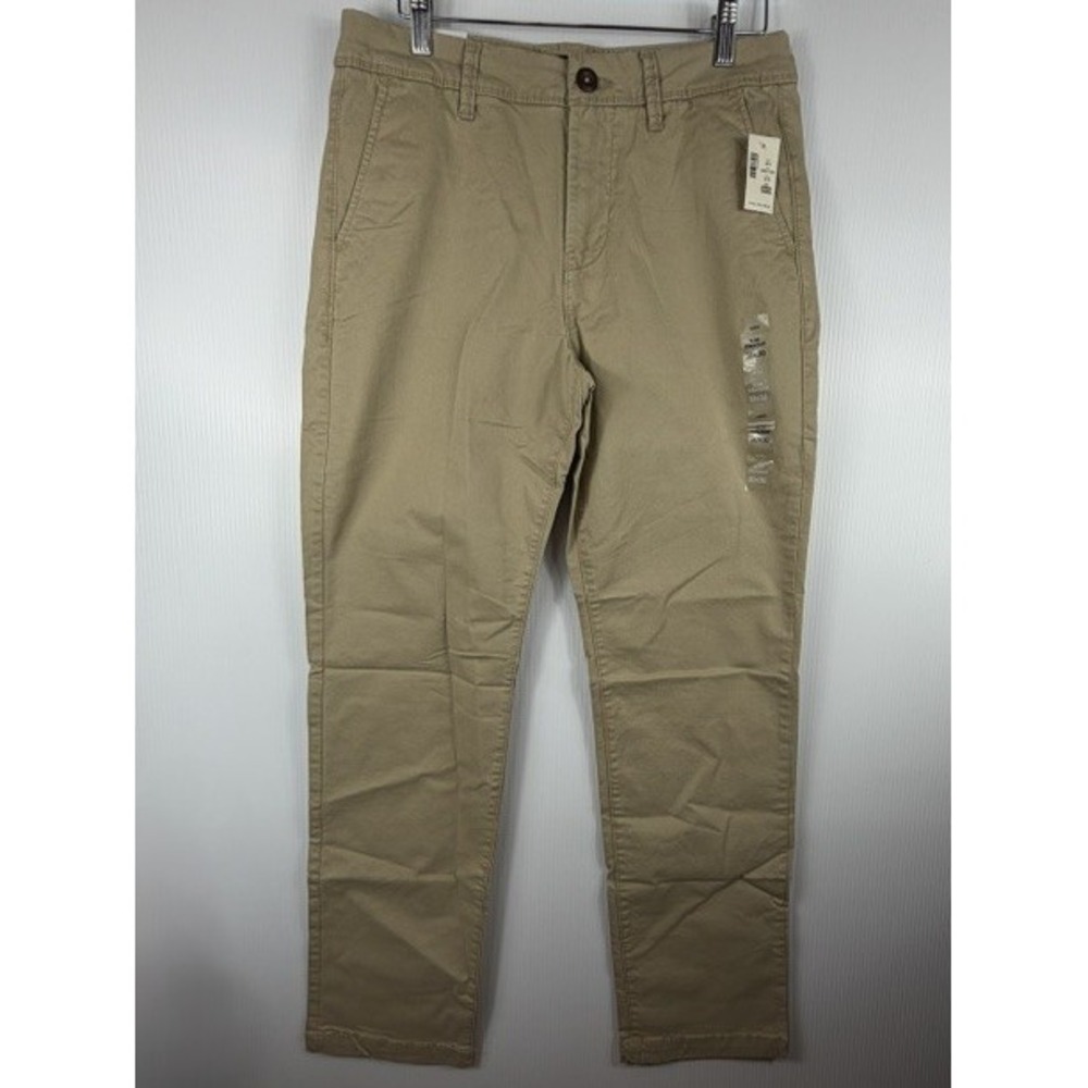 Aeropostale Men's Pants 30x30 Slim Straight Tan Chinos Stretch Edgy Skater